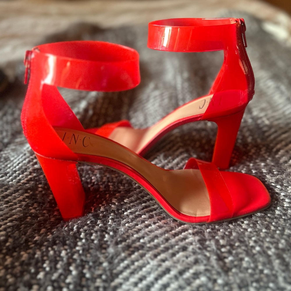 INC Makenna ankle strap heel/ sandal